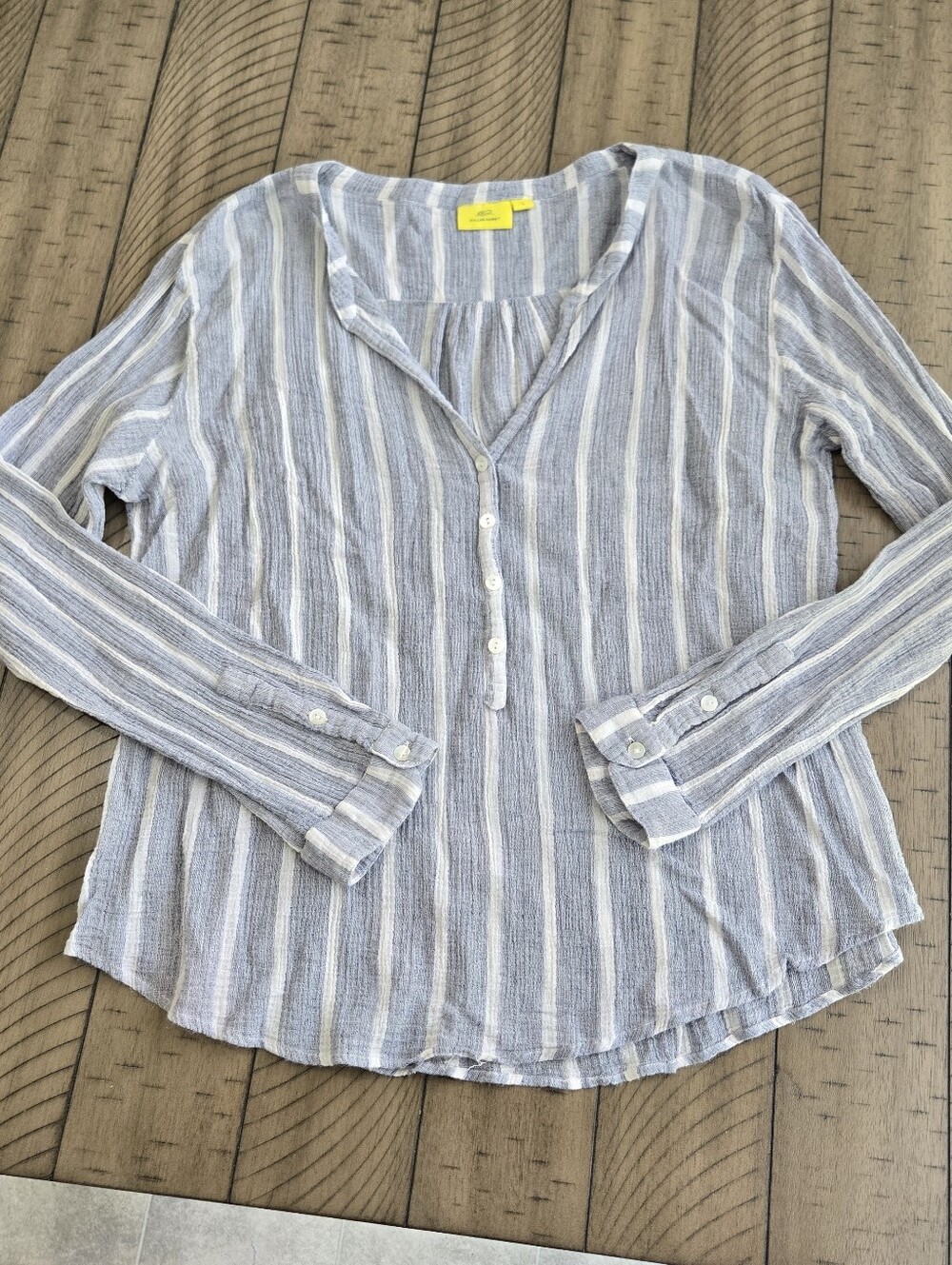 Roller Rabbit Button Down Gauze Blouse